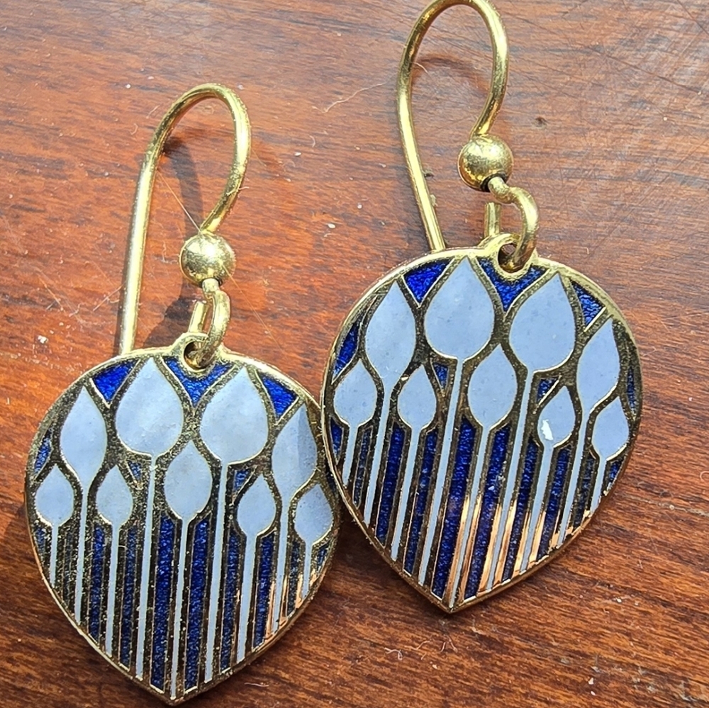 Isle of Sky Enamel earrings